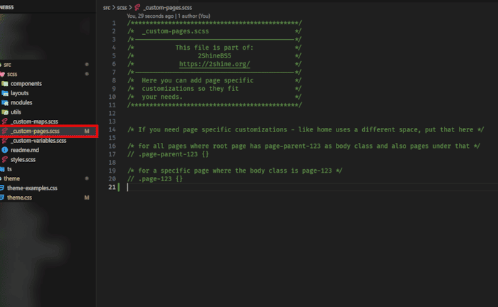 Styling (CSS, Sass and Bootstrap Variables)